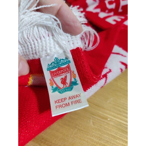 OFFICIAL LIVERPOOL 2001 TREBLE CUP WINNERS RARE SCIARPA SCARF BUFANDA ~56x7" - Picture 5 of 8